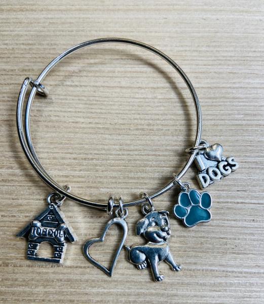 Girls I Love Dogs Charm Bracelet picture