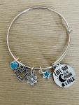 Girls Love You To The Moon & Back Charm Bracelet