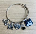 Girls Cat Theme Charm Bracelet