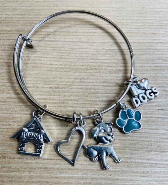 Girls I Love Dogs Charm Bracelet picture