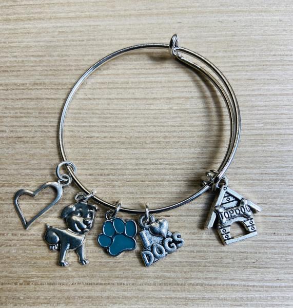 Girls I Love Dogs Charm Bracelet picture