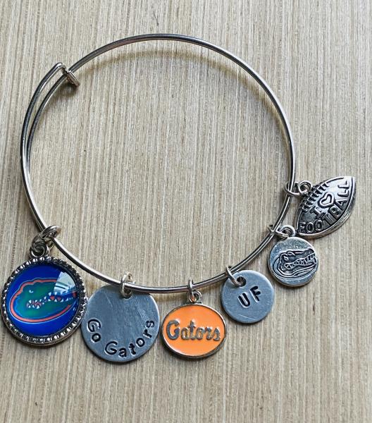 UF University of Florida Gators  Women’s Charm Bracelet