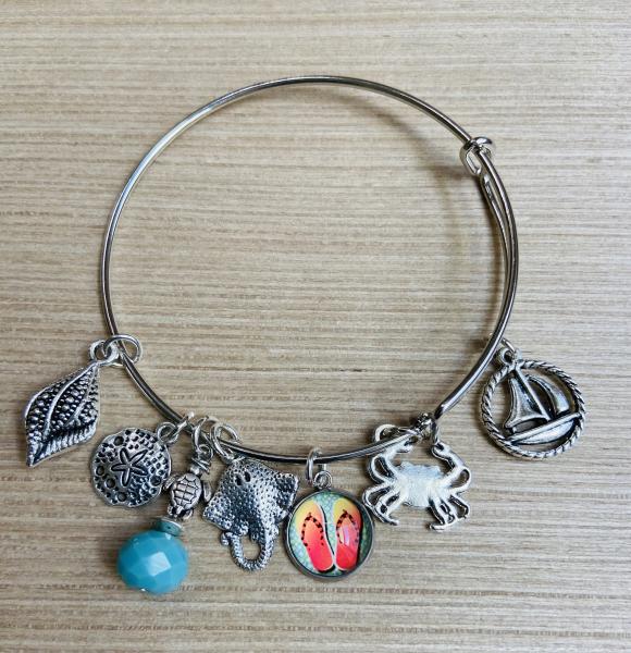 Women’s Beach Theme Sailboat Charm Bracelet picture