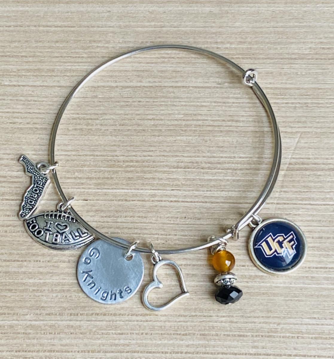 UCF University of Central Florida Knights Women’s Charm Bracelet picture