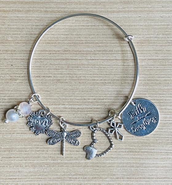 Faith Above Everything Women’s Charm Bracelet Love picture