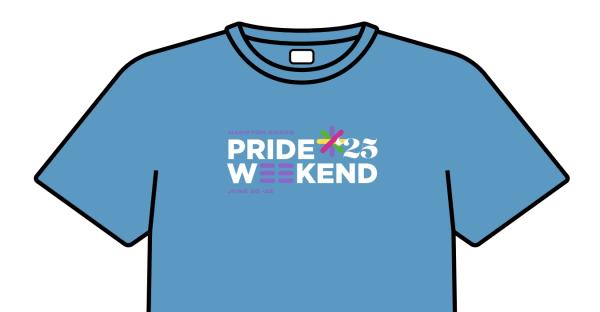 Pride Weekend T-Shirt - Blue