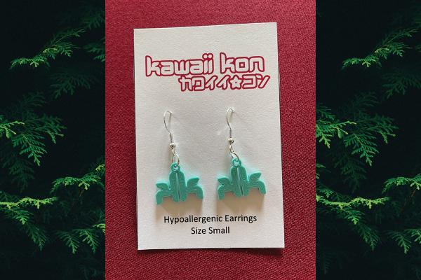 Small Earrings - Aqua
