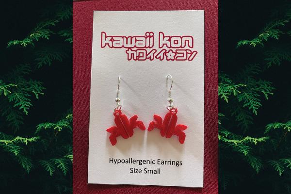Small Earrings - Red