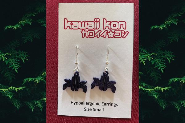 Small Earrings - Purple