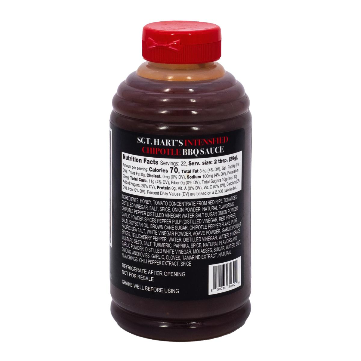 SGT. Hart's BBQ Sauce -Intensified Chipotle Flavor picture