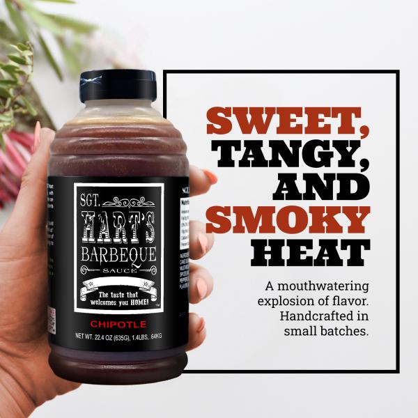 SGT. Hart's BBQ Sauce - Chipotle Flavor