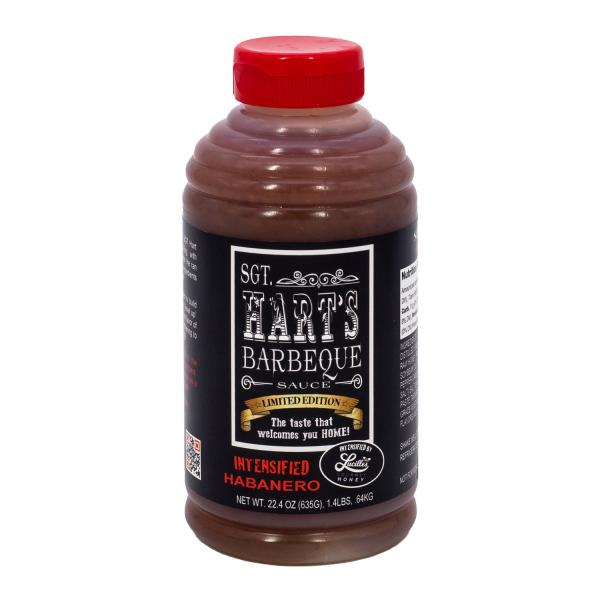 SGT. Hart's BBQ Sauce -Intensified Habanero Flavor