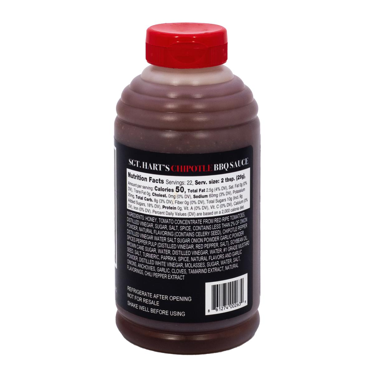 SGT. Hart's BBQ Sauce - Chipotle Flavor picture