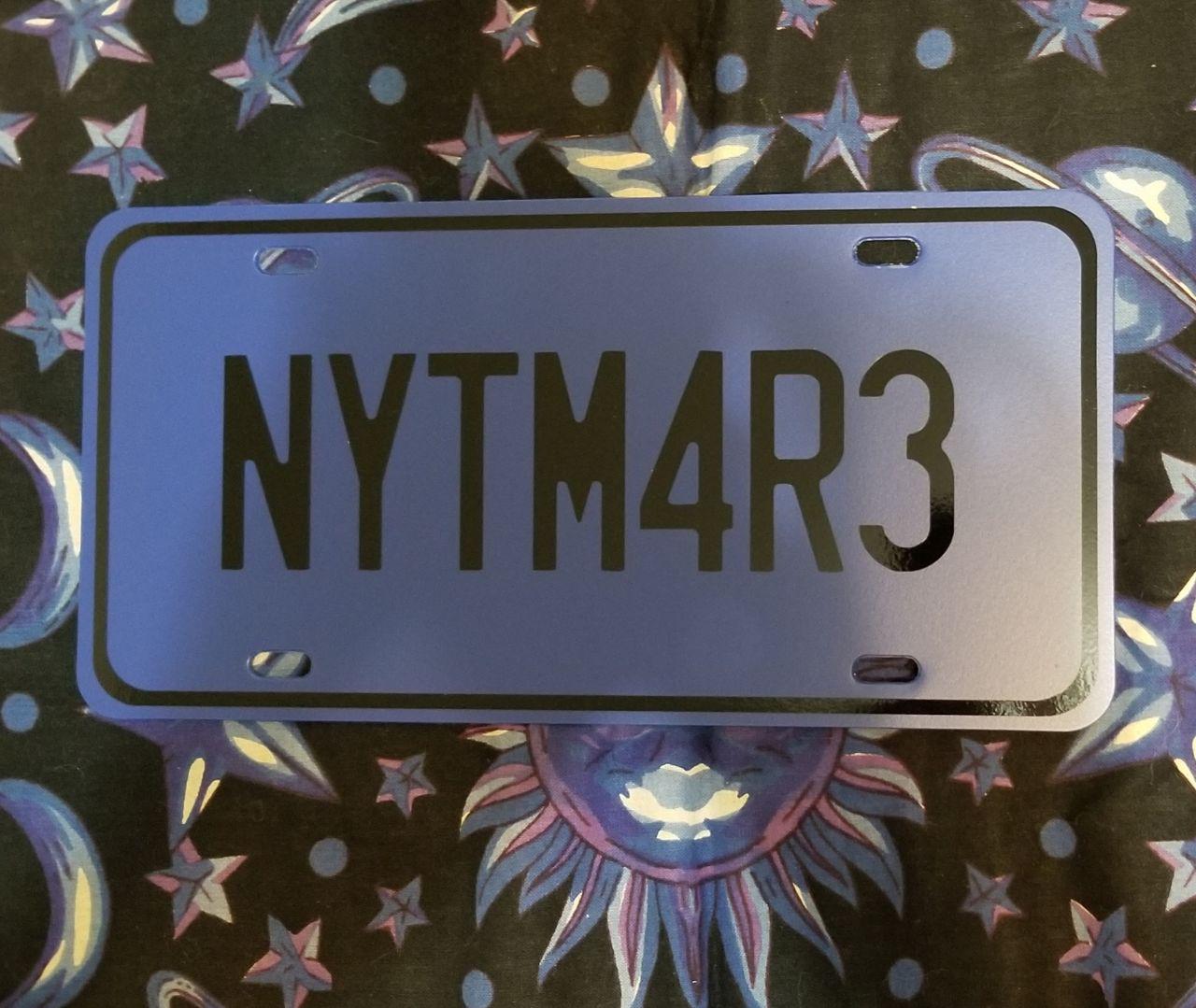 Your Name Here License Plate (Dark Blue) picture