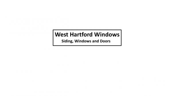 West Hartford Windows