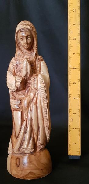 One of a Kind Hand-Carved Manger Scene [Extra large Manger and Figurine set] picture