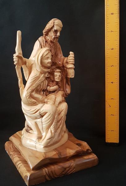 Detailed Holy Family Statue - Joseph Lighting The Path For Their Journey picture