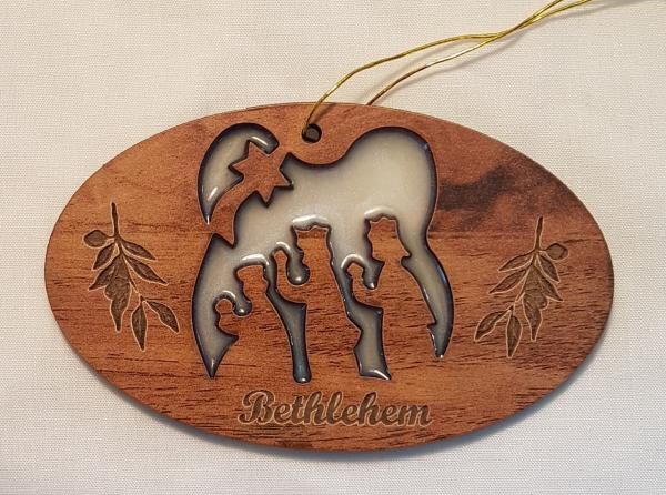 A Gift Set - The Christmas Story in 6 Unique Ornaments picture