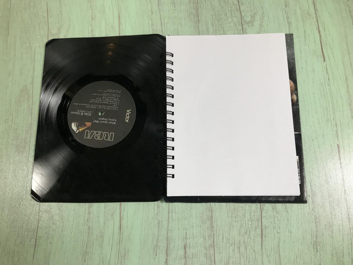 Kenny Rogers vinyl notebook What About Me album picture