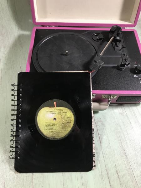 Beatles vinyl notebook Yesterday and Today album picture