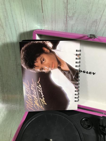 Michael Jackson Thriller vinyl notebook picture
