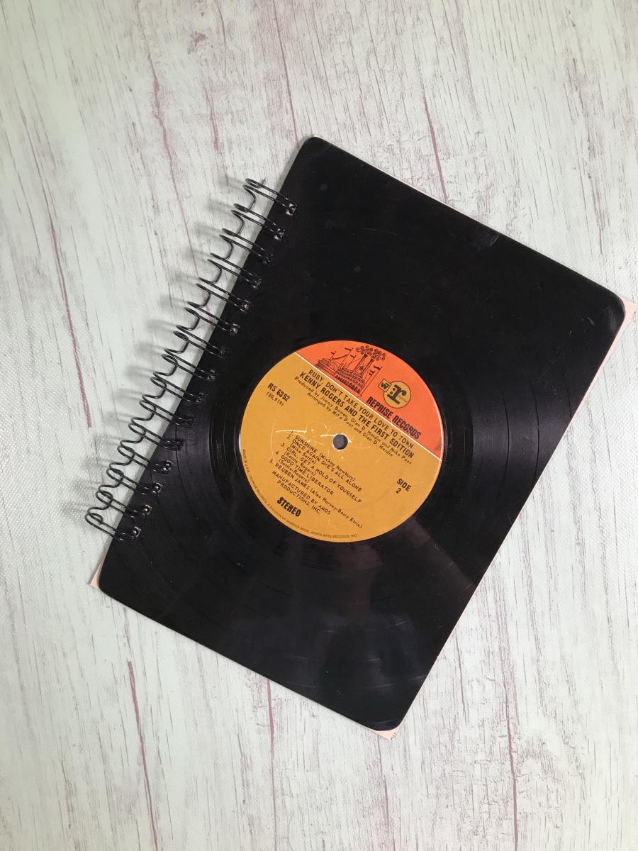 Kenny Rogers vinyl notebook - First Edition picture
