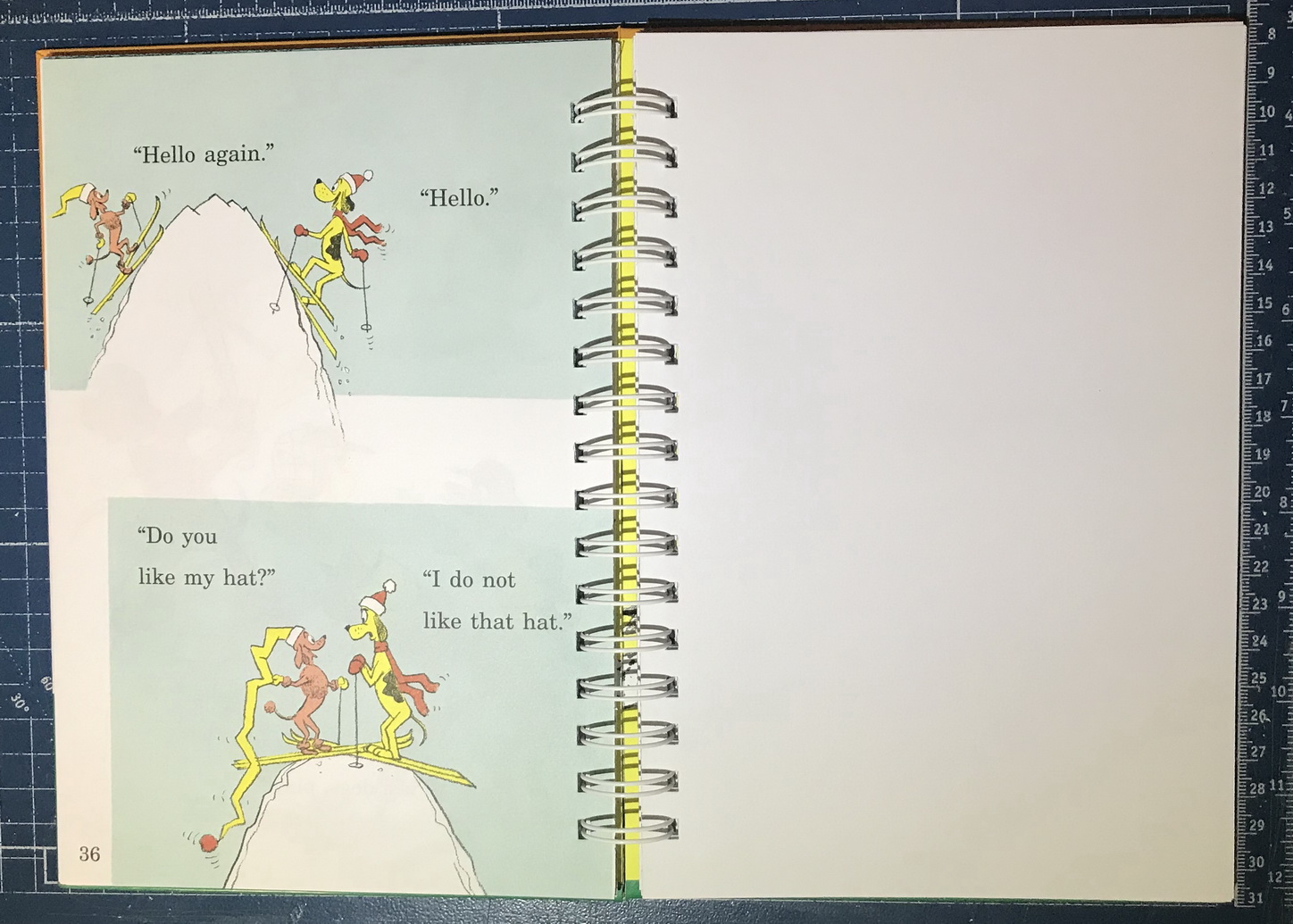 Dr Seuss Go Dog Go Journal/Sketchbook picture