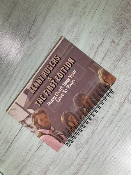 Kenny Rogers vinyl notebook - First Edition picture