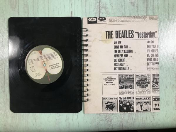 Beatles vinyl notebook Yesterday and Today album picture