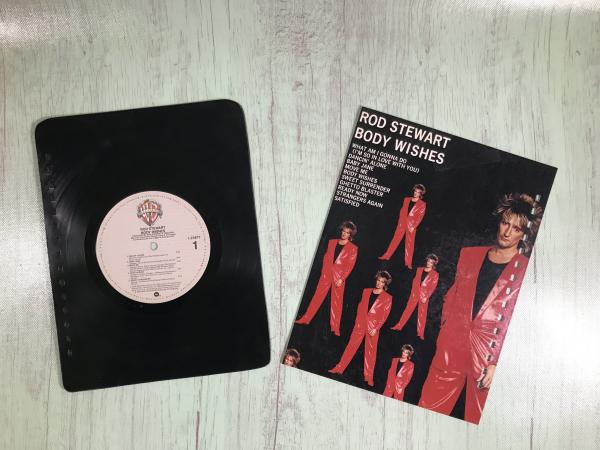 Rod Stewart Vinyl Record notebook