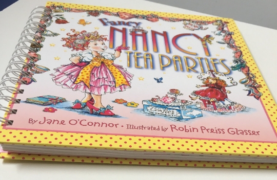 Fancy Nancy Tea Parties Sketchbook/Diary/travel journal picture