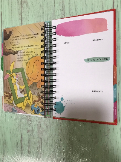 Winnie The Pooh/planner/storybook planner/ disney planner - Honey Tree picture