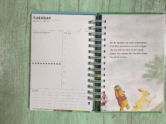 Winnie The Pooh/planner/storybook planner/ disney planner - Grand Adventure picture