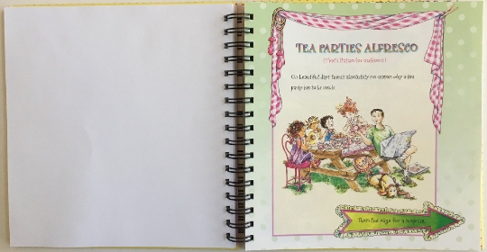 Fancy Nancy Tea Parties Sketchbook/Diary/travel journal picture