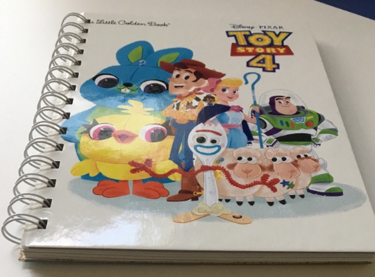Toy Story 4 Disney autograph book storybook journal picture
