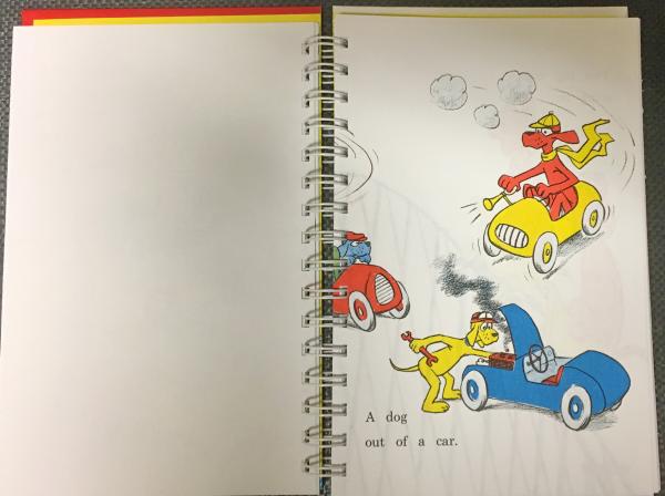 Dr Seuss Go Dog Go Journal/Sketchbook picture