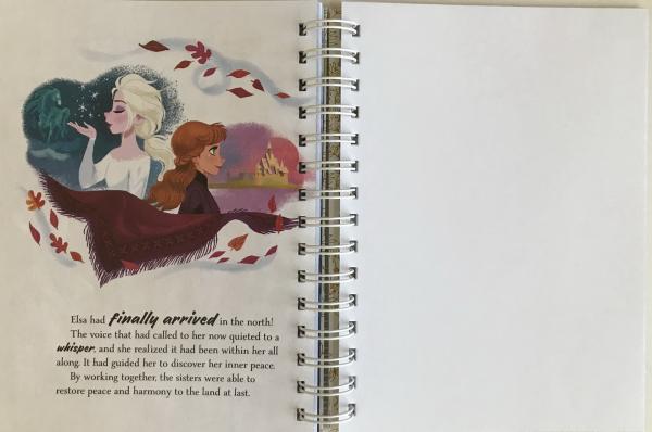 Frozen 2 Disney autograph book storybook journal picture