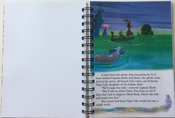 Peter Pan autograph book storybook journal picture