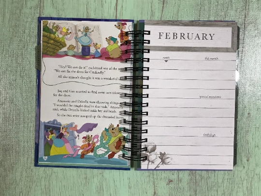 Cinderella/planner/storybook planner/ disney planner picture