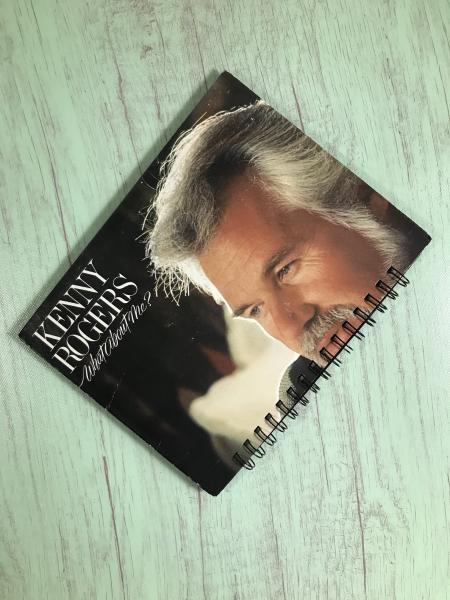 Kenny Rogers vinyl notebook What About Me album picture