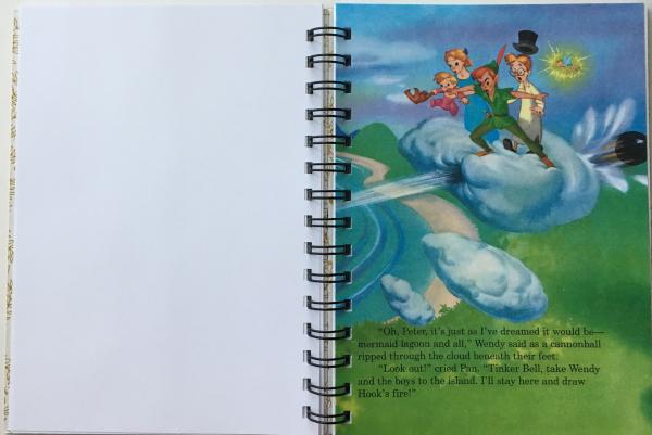 Peter Pan autograph book storybook journal picture