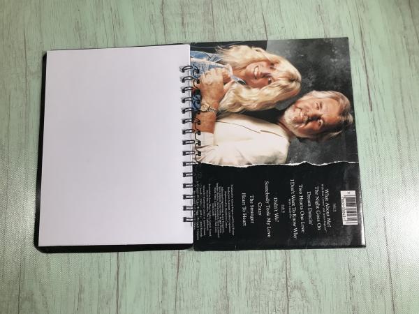 Kenny Rogers vinyl notebook What About Me album picture