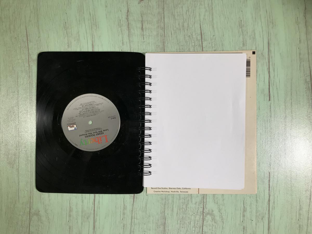 Kenny Rogers vinyl notebook - First Edition picture