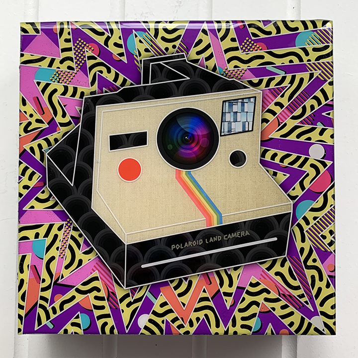 6 x 6 resin coated gallery panel picture