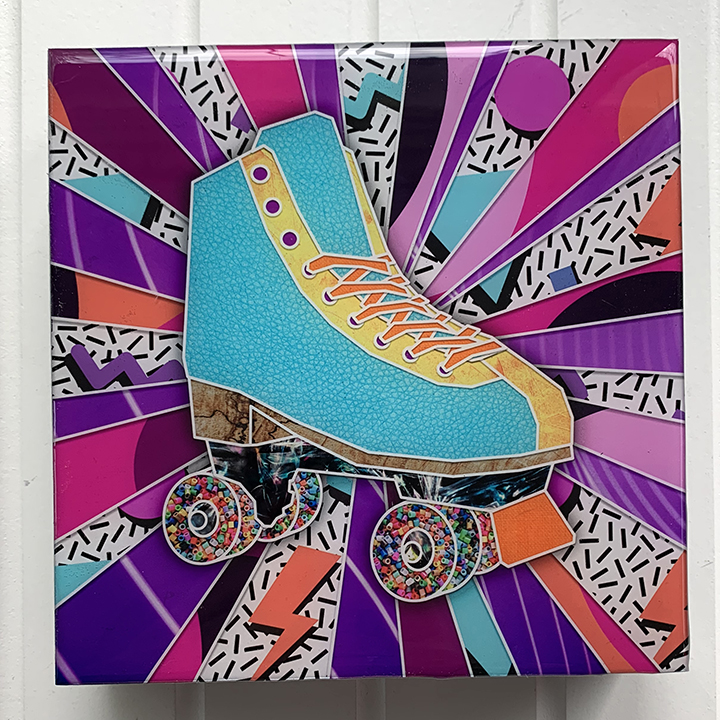 6 x 6 resin coated gallery panel picture