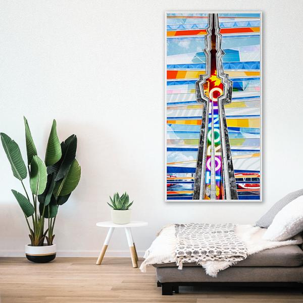 CN Tower Metal Art 20x40 picture