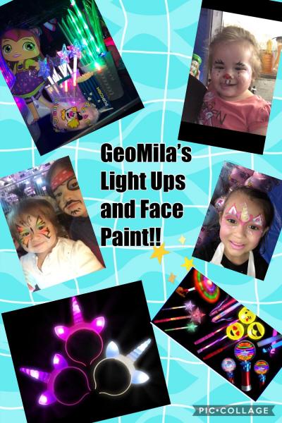 GeoMila’s souvenirs and face paint