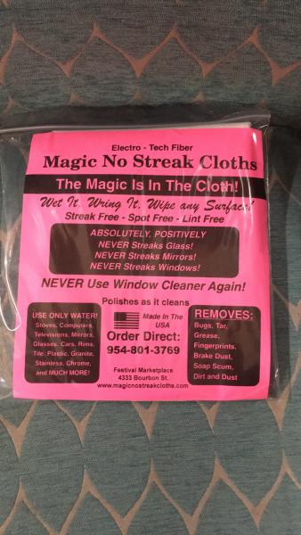 Magic no streak cloths