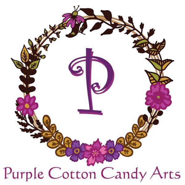 Purple Cotton Candy Arts