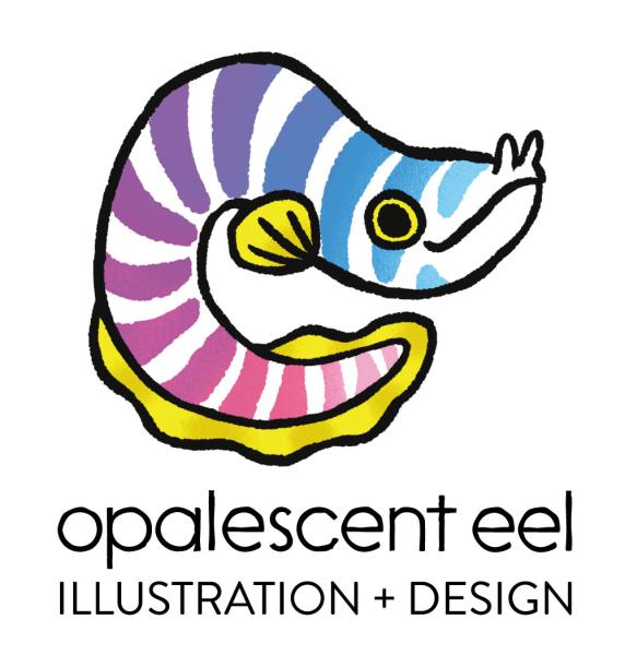 Opalescent Eel Illustration & Design